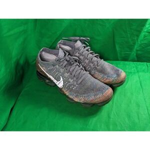 Nike Air VaporMax Silver Grey Athletic Sneakers Mens Size 9 849558-019
